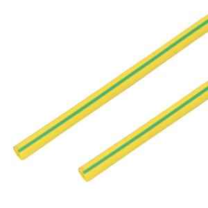 Трубка термоусаживаемая ТУТ 25,0/12,5мм, желто-зеленая, упаковка 10шт. по 1м, PROconnect