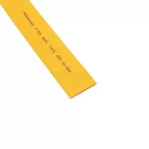 Трубка термоусаживаемая ТУТ 18,0/9,0мм, желтая, упаковка 50шт. по 1м, PROconnect